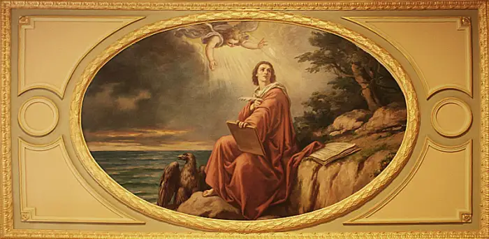 a portrait of St John the evangelist