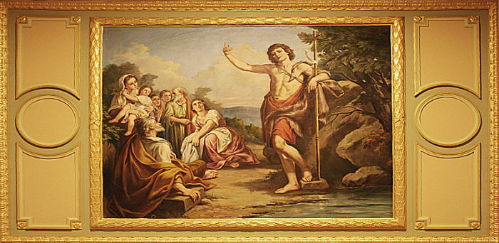 a portrait of St. John the Baptist doing penance for past excesses and failings