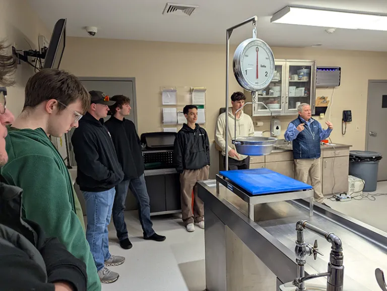 group of students in a criminal justice unit