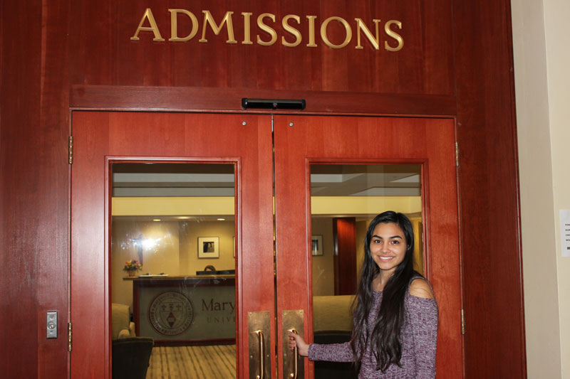 Briana-Callabero opens door to admissions office