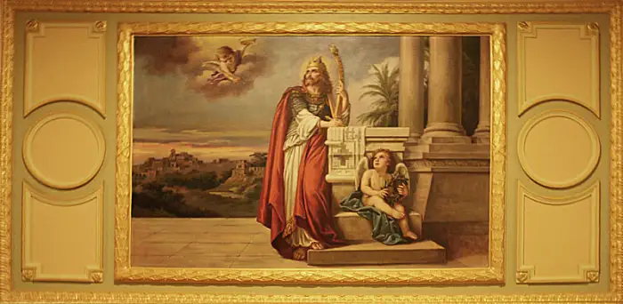 a portrait of St.David